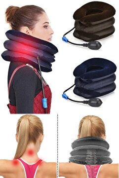 STFAST 3 Katlı Ortopedik Boyun Fıtığı Boyun Omuz Ağrısı Oturma Bozukluğu Şişme Boyunluk Yastık A+ Kalite