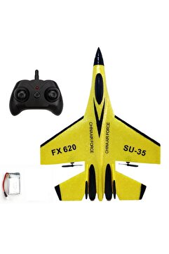 MJ TOYS Risegun SU-35 Uzaktan Kumandalı Sarı Uçak Modeli RC Sabit Kanat