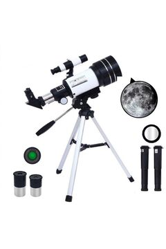 DUHALINE Profesyonel Astronomik Teleskop 150 Kat Yakınlaştırma Uzay-ay-doğa Gözlem Teleskobu Tripod Dahil