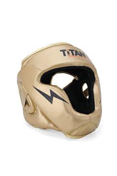 Titan Sport Yüz Korumalı Antreman Boks Kaskı , GOLD(ALTIN) Model 2