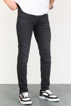 HLT JEANS Jeffrey Taşlamalı Slim Fit Antrasit Kot Pantolon