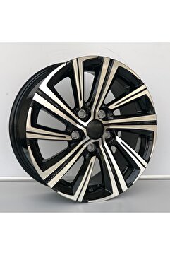 snc Toyota corolla Uyumlu 16 inç Et40 60.1 Black Machıned Toyota Jantı (4 Adet)