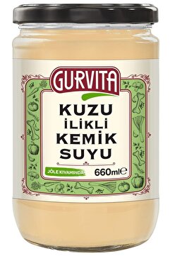 Gurvita Jöle Kıvamında Kuzu Ilikli Kemik Suyu 660 ml