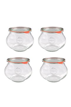 Genel Markalar 1062 Ml Deco Kavanoz Seti (4 Adet)