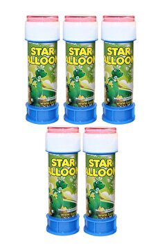 Deniz Yıldızı Sanat Star Bubbles Mini Baloncuk Köpük Oyuncak 5 Adet