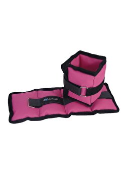 ÇAKABEY El Ayak Bilek Ağırlığı 500 Gr+ 500 gr (TOPLAM 1 kg) Pembe Çift Fizik tedavi Fitness Spor