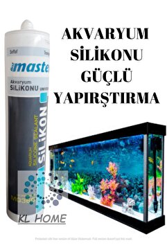 Master Profesyonel Kalite Akvaryum Duşa Kabin Küf Ve Mantar Yapmaz Silikon ( 1 Adet) Şeffaf Renk