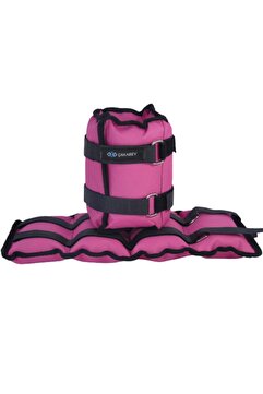 ÇAKABEY El-ayak Bilek Ağırlığı 1,5 Kg Çift (2 Adet) Pembe
