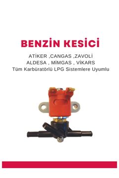 Bella Lpg Benzin Kesici Valfi Atiker Cangas Aldesa Mimgas Vikars Uyumlu