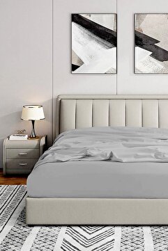 Soley | Jersey | %100 Pamuk Tek / Çift Kişilik Lastikli Çarşaf