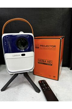 asfteknoloji Lensun Projector Ev Tipi 64 Gb 2 Gb Rem Hafıza Hd Görüntü Kumandalı
