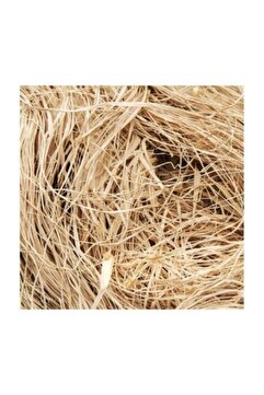 Genel Markalar 500gr Doğal Rafya - Muz Lifinden Naturel Ip - Süsleme - Paketleme - Hobi