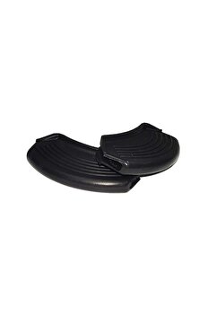 ESIVITALIA Silikon Tencere Tava Tutacağı Yanmaz Yapışmaz Tutamaç Set 9x4 cm Siyah (1 Set 2 Adetten Oluşur)