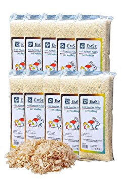 EMSE Tavşan Kemirgen Ginepig Hamster Talaşı 15 Lt X 10 Adet Kampanya