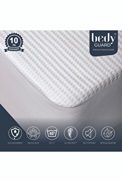 BEDY GUARD Ultra Soft Sessiz Sıvı Geçirmez Yatak Koruyucu Alez Ses Yapmaz Yatak Alezi