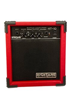 High Tone KIRMIZI Hightone 10 Watt Elektro Gitar Combo Amfi Over Drive Kulaklık Çıkışı