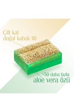 Agarta Doğal Kabak Lifli El Yapımı Aloe Vera Sabunu Arındırıcı Etkili 125 gr