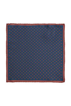 Altınyıldız Classics Erkek Lacivert-bordo Desenli Lacivert- Bordo Klasik Mendil