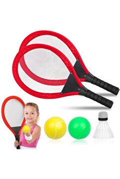 admay Çocuklar İçin Tenis Raketi Seti ve Badminton Raketi
