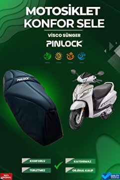 pinlock Honda Activa 125 2023-24  Motosiklet Konfor Sele ve Koltuk Kılıfı Visco Sponge