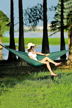 BYENS Hamak Kamp Hamağı Salıncak Piknik Bahçe Balkon Katlanabilir Outdoor Pratik Kurulum
