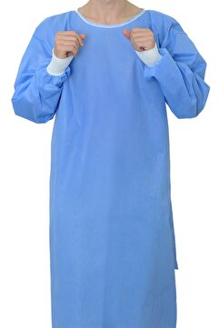 Med Tekstil Tek Kullanımlık Cerrahi Box Önlük(DOKTOR/HASTA/VETERİNER/DİŞ HEKİMİ/ESTETİSYEN)