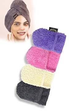 Heriya 4’lü Yıkanabilir Makyaj Temizleme Pamuğu – Mikrofiber Makyaj, Maske Ve Yüz Temizleme Bezi