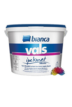 Bianca Vals İpekmat Silikonlu Silinebilir Duvar Boyası - Parfümlü 7.5 Lt