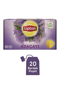 Lipton Adaçayı Bitki Meyve Bardak Poşet Çayı, 20'li