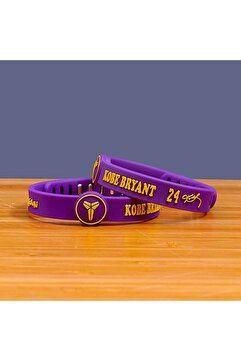 PurpleJam Kobe Bryant Mor Mamba Edition Ayarlanabilir Basketbol Bileklik