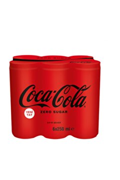 Coca-Cola Coca Cola Sekersız Kutu 6*250 ml