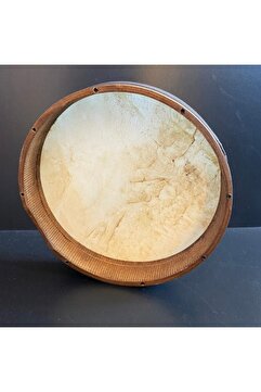 Ece müzik aletleri Profesyonel 45cm Içten Akortlu Hayvani Derili Bendir Kılıf Hediyeli