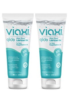 Viaxi Glide Doğal Kayganlaştırıcı Jel 200 ml. (2 Adet)