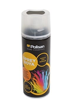 Polisan Sprey Boya -Akrilik -Parlak -Siyah -400ML.-Ral-9005