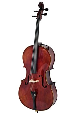 VALLER Cls470 Parlak Cilalı Ladin - Akçaağaç 4/4 Profesyonel Çello