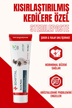 Benifital Sterile Paste 100 gr Kısırlaştırılmış Kediler Için Vitamin Ve Mineralli Malt Macun