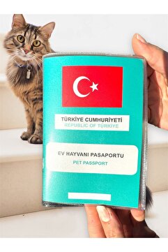 Gempo Şeffaf Pet Pasaport Kabı Kılıfı Su Geçirmez Evcil Hayvan Pasaport Kılıfı
