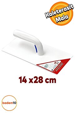 Badem10 Master Sıva Malası Plastik Saplı Kaleterasit Mala Sıva İnşaat Duvar Harç Alçı Yalıtım 140x280 mm