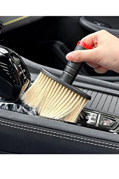 MeyZone Araç Oto Araba Klima Havalandırma Detaylı Temizlik Fırçası Premium Yumuşak Tüylü Saplı