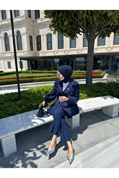 SSDESİNG Roza İkili Takım Lacivert