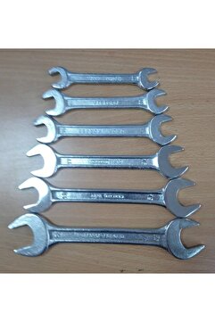 jhalani İki Ağız Çelik Anahtar Takımı 6 Parça 6 Lı 10x11 -12x13-14x15-16x17-18x19-20x22