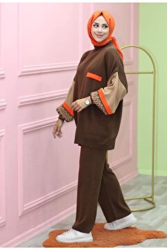 BLUE FASHION Kadın Ikili Tesettür Takım Kışlık Pike