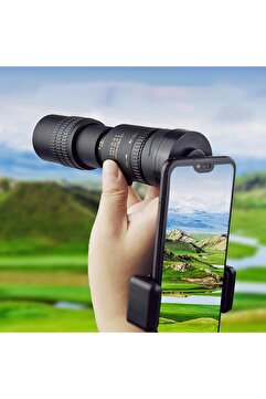 Genel Markalar 10-300x40mm Monoküler Teleskop-Evrensel Telefon Klipsi-Tripod