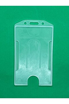 StormiStoretr Yaka Kartı Kılıfı Dikey Kart Koruyucu Şeffaf Yaka Kartlığı