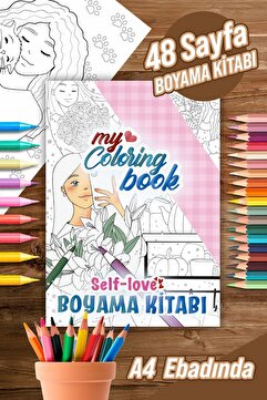 colortouch Self Love Boyama Kitabı Yetişkin ve Çocuk Boyama Kitabı