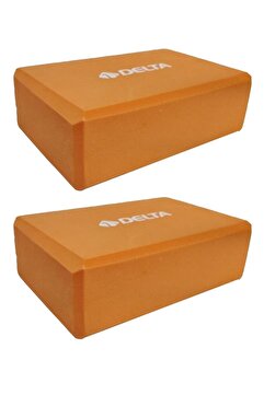 Delta Çiftli Yoga Blok - 2 Adet Yoga Block - Eva Yoga Bloğu Seti