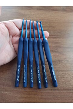 shuma Enuyguntuhafiye Silikon Saplı Blue (MAVİ) Tığ ( 1 Adet ), Yumuşak Saplı