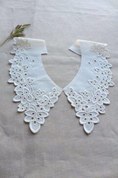 SHERLOCK HOME Vintage Fisto Yakalık(seyyar Değil ) Krem Renk