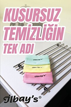 İlbay's Ithal Orijinal Fabrika Satış Mağazası Mikrofiber Temizlik Bezi %100 Orjinal 3 Adet