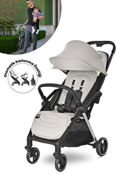 LORELLİ Lorelli Loret Otomatik Katlanan Kabin Boy Bebek Arabası - Grey